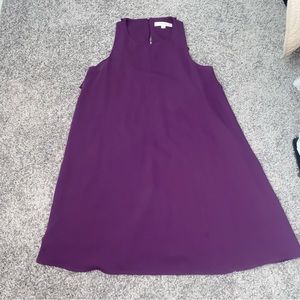 Ann Taylor LOFT Purple Dress - size S